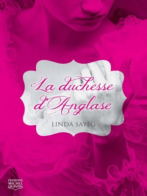 cover image of La duchesse d'Anglase